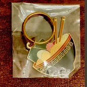 Ramen Bowl Enamel Keychain